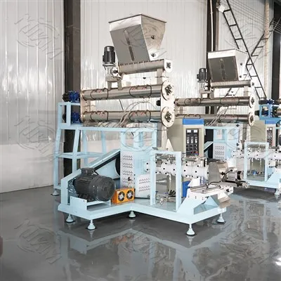 Fully automatic floating fish feed machine floating fish feed aquatic twin screw extruder